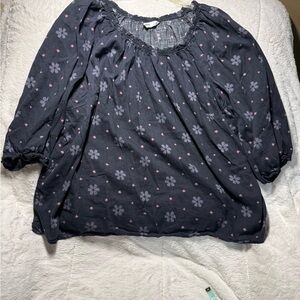 Women's Sonoma 3X Top - Black Gray and Pink